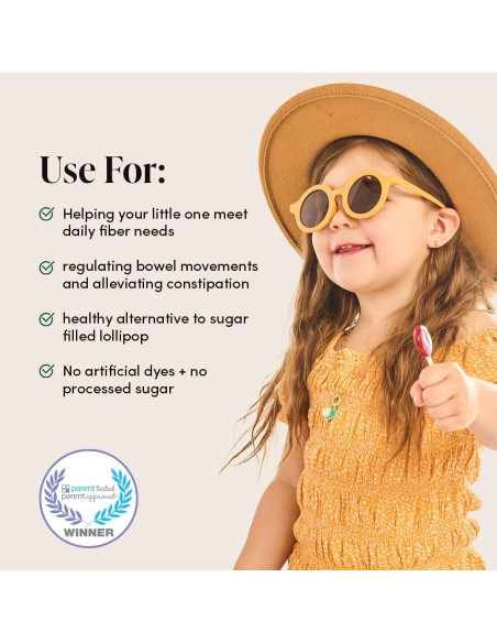 Chupetines de fibra prebiótica Beekeeper's Naturals 15 unidades