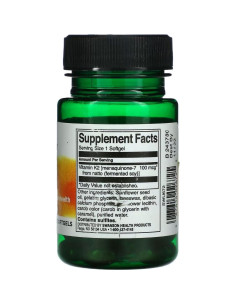 Suplemento de Vitamina K2 Swanson Ultra Natto K7 - 30 geles blandos 100 mcg 2