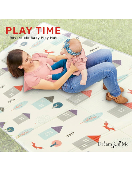 Tapete de Juego Dream On Me Reversible 195x147 cm Plegable