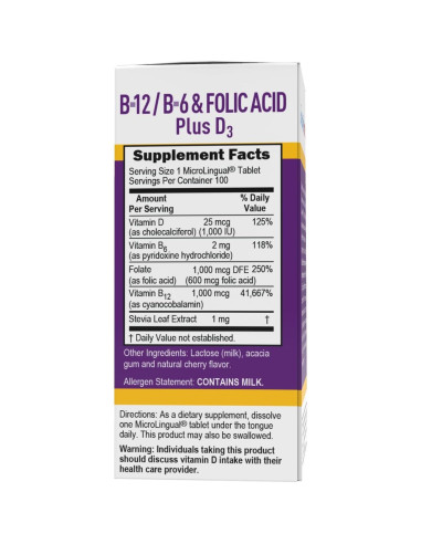Vitamina B-12 Sublingual 1000 mcg Superior Source - Energía y Salud