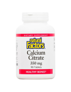 Citrato de Calcio Factores Naturales 90 tabletas 190g