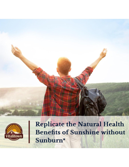 Suplemento Vitamina D3 10000 UI + K2 200 mcg Vitalitown 90 Gelatinas Suplemento Vitamina D3 10000 UI + K2 200 mcg Vitalitown 90 Gelatinas