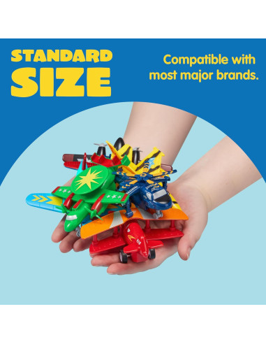 Juguetes de Aviones Retroceso Joyin 16 Piezas 11.4 cm