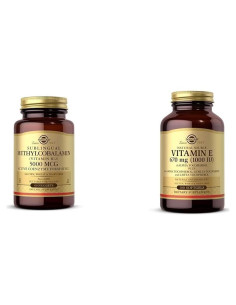 Solgar Metilcobalamina B12 5000 mcg + Vitamina E 670 mg