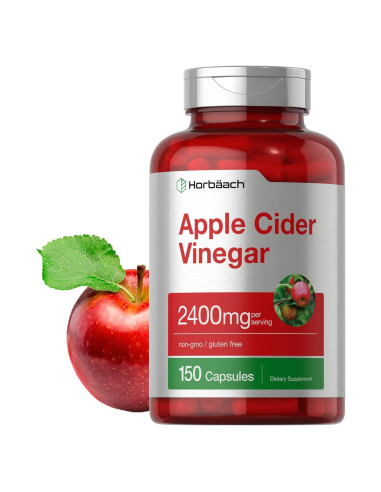 Cápsulas de Vinagre de Sidra de Manzana Horbach 2400mg 150 Unidades
