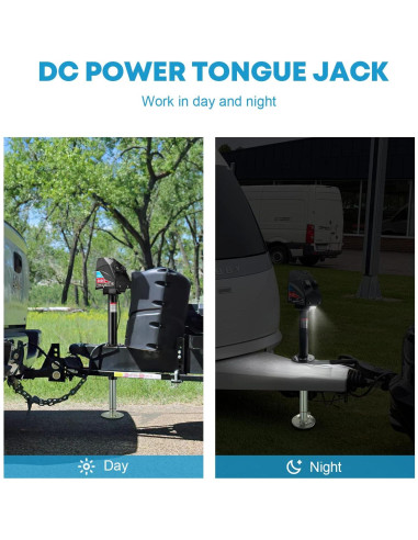 Gato Eléctrico Kohree 5000 kg para Remolque A-Frame