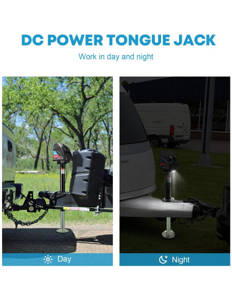 Gato Eléctrico Kohree 5000 kg para Remolque A-Frame