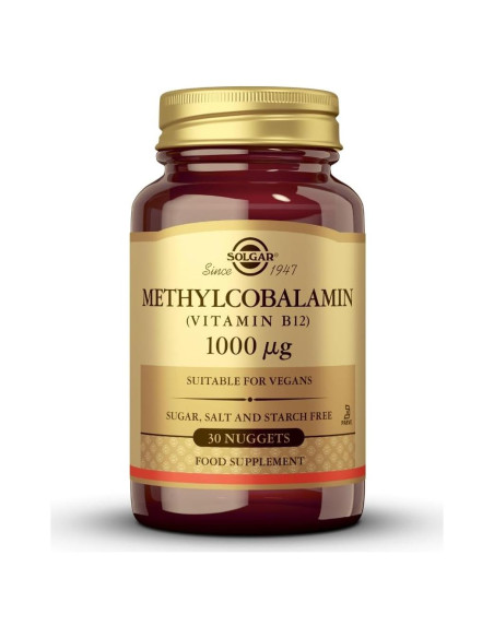Solgar Metilcobalamina B12 1000 mcg 30 Nuggets Vegano