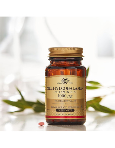 Solgar Metilcobalamina B12 1000 mcg 30 Nuggets Vegano