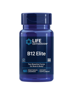 Vitamina B12 Elite Life Extension 500 mcg, 60 pastillas