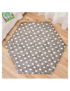 Alfombra de Juego Napcure Nube 114x132 cm Antideslizante