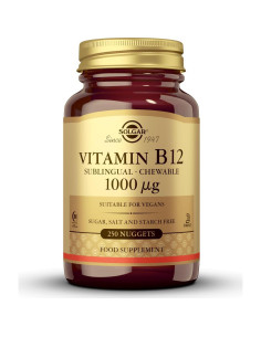 Suplemento Solgar Vitamina B12 1000 mcg y Hierro Suave 180 2