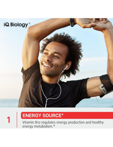 Vitamina B12 Líquida Sublingual IQ Biology 5000mcg 60ml
