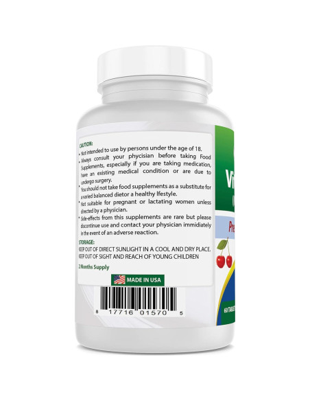 Vitamina B-12 Metilcobalamina 6000 mcg Mejores Naturales 60 Tabletas Vitamina B-12 Metilcobalamina 6000 mcg Mejores Naturales 60 Tabletas