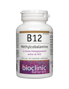 Suplemento B12 Metilcobalamina Bioclinic Naturals 1000 mcg 60 tabletas 2