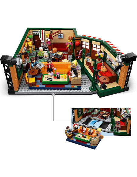 LEGO Central Perk 21319 con 7 minifiguras y detalles