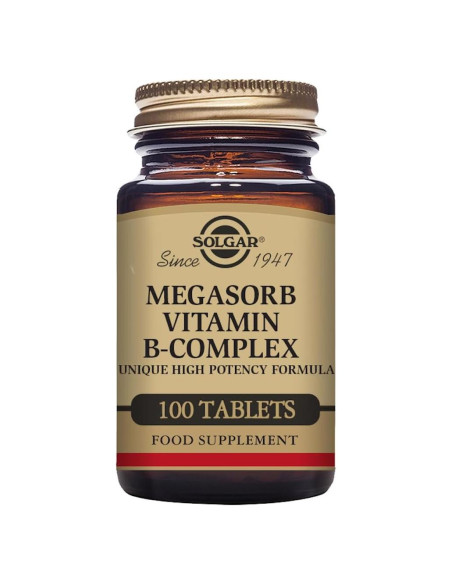 Solgar Megasorb B-Complex 50 - 100 Tabletas Vitaminas