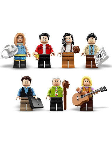 LEGO Central Perk 21319 con 7 minifiguras y detalles