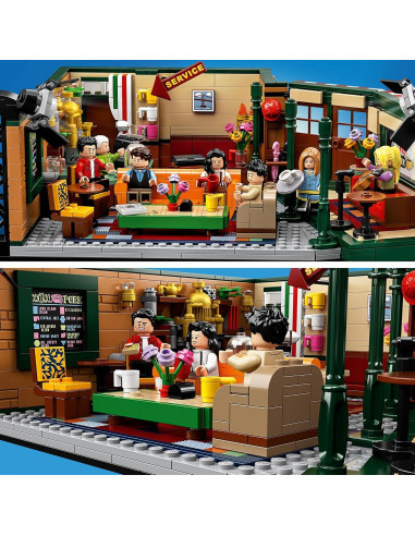 LEGO Central Perk 21319 con 7 minifiguras y detalles