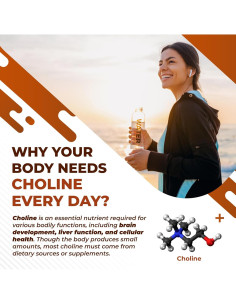 Suplemento de Colina NuraFuse 150 Cápsulas - Salud Cerebral 2