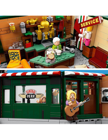 LEGO Central Perk 21319 con 7 minifiguras y detalles