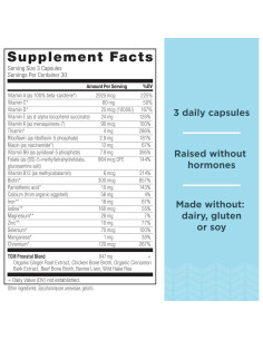 Vitaminas Prenatales Nutrición Antigua 90 Cápsulas Multivitamínico 2