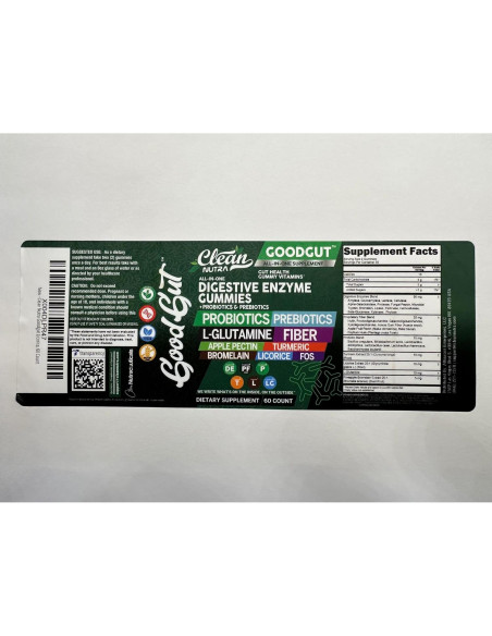 Gominolas Digestivas Clean Nutraceuticals con Probioticos 45g