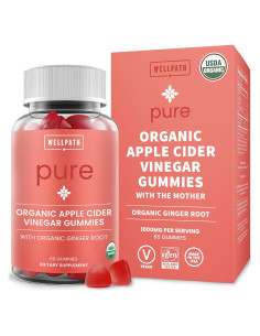 Gomitas de Vinagre de Sidra de Manzana Orgánico WellPath 60 Ct
