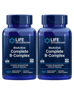 Complejo B BioActive Life Extension 150 Cápsulas Veganas