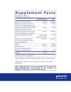 Complejo B6 Pure Encapsulations - 120 Cápsulas - Salud Cerebral 2
