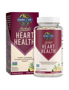 Suplemento Salud del Corazón Garden of Life 30 Cápsulas Veganas