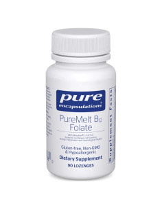 Suplemento Vitamina B12 Folato Pure Encapsulations 90 Pastillas