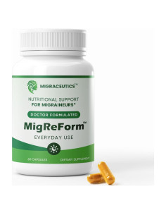 MigReForm Suplemento Natural para Alivio de Migraña 82g