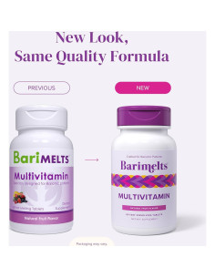 Multivitamina Bariátrica Barimelts 60 Tabletas Sabor Fruta 2