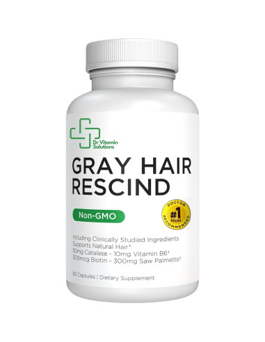 Suplemento Antienvejecimiento Cabello Gris Rescindir 60 Cápsulas