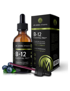 Gotas Sublinguales Veganas B12 Mt. Angel - 56.7g - Energía