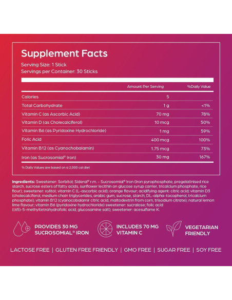 SiderAL Vitaminas Prenatales 30 Paquetes Polvo Sabor Fruta SiderAL Vitaminas Prenatales 30 Paquetes Polvo Sabor Fruta