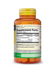 Vitamina B12 250 mcg Mason Natural - 100 Tabletas Energía 2