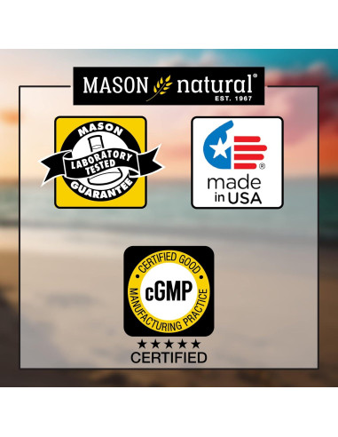 Vitamina B12 250 mcg Mason Natural - 100 Tabletas Energía