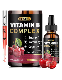 Gotas de Vitamina B Complejo CFILIHTC 59 ml Sabor Cereza