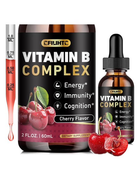 Gotas de Vitamina B Complejo CFILIHTC 59 ml Sabor Cereza