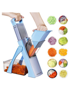 Cortador de Verduras Jonscook 1 en 1 Ajustable Azul