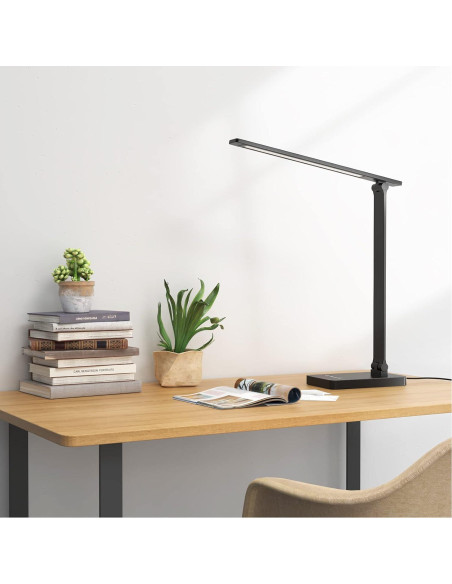 Lámpara de Escritorio LED Lepro con USB Dimmable 3 Modos