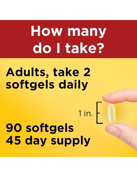 Suplemento Omega 3 Nature Made 1000 mg - 90 Cápsulas Blandas