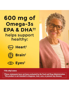 Nature Made Omega 3 Aceite de Pescado y Algas 1200mg 60 Gelatinas 2