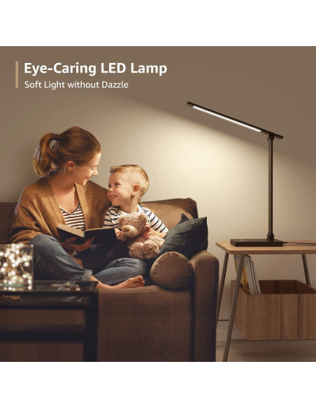 Lámpara de Escritorio LED Lepro con USB Dimmable 3 Modos