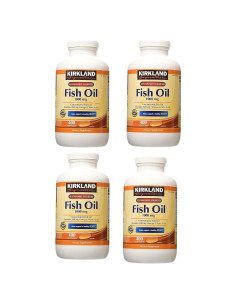 Concentrado de Aceite de Pescado Kirkland 1000mg Omega-3 1600 Gelatinas