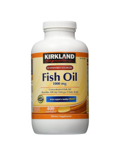 Aceite de Pescado Omega-3 Kirkland Signature 800 Gelatinas 1000 mg