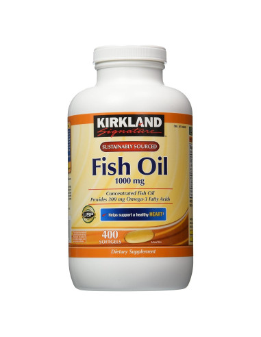 Aceite de Pescado Omega-3 Kirkland Signature 800 Gelatinas 1000 mg