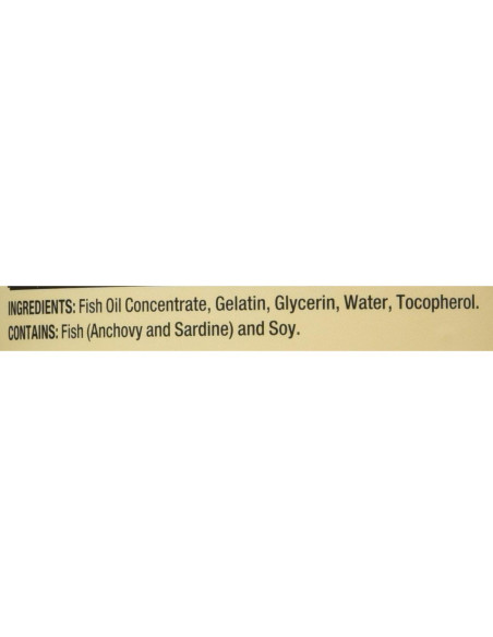 Aceite de Pescado Omega-3 Kirkland Signature 800 Gelatinas 1000 mg Aceite de Pescado Omega-3 Kirkland Signature 800 Gelatinas 1000 mg